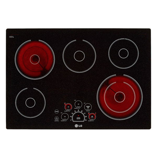 LG 30" Electric Radiant Cooktop with 5 Burners & Reviews Wayfair